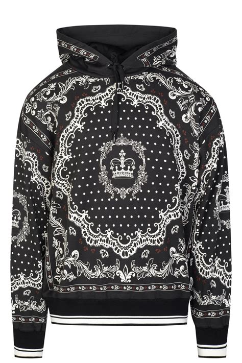 dolce gabbana logo hoodie|dolce and gabbana crown hoodie.